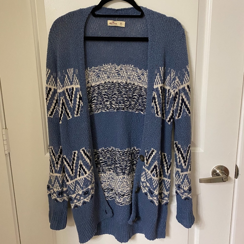 Patterned Knit Cardigan - Picture 2 of 4